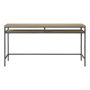 OSP Home Furnishings - 60" Writing Desk - Gray/Brown - Image 1