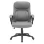 OSP Home Furnishings - Faux Leather Manager's Chair - Taupe/ Grey - Image 1