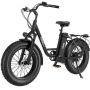 HiBoy - EX6 Electric Bike w/ 75 mi Max Operating Range & 25 mph Max Speed - Black - Image 1