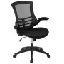 Alamont Home - Kelista Contemporary Mesh Swivel Office Chair - Black Mesh - Image 1