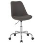 Alamont Home - Aurora Series Contemporary Fabric Swivel Office Chair - Dark Gray - Image 1