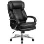 Alamont Home - Hercules Contemporary Leather/Faux Leather 24/7 Big & Tall Swivel Office Chair - Black LeatherSoft ALA-HP31-24093 - Image 1