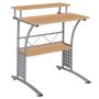 Alamont Home - Clifton Rectangle Contemporary Laminate Home Office Desk - Maple - Image 1
