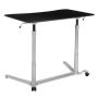 Alamont Home - Merritt Rectangle Contemporary Laminate Sit and Stand Desk - Black - Image 1