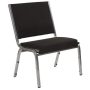 Alamont Home - Hercules Contemporary Fabric Big & Tall Stack Chair - Black Fabric ALA-YVEH-240166 - Image 1