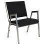 Alamont Home - Hercules Contemporary Fabric Big & Tall Stack Chair - Black Fabric ALA-YVEH-240171 - Image 1