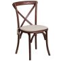 Alamont Home - Hercules Cross Back Chair - Mahogany - Image 1