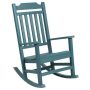 Alamont Home - Winston Rocking Patio Chair - Teal - Image 1