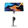 DOUGH "” Spectrum Black 27-In.-Class QHD 240-Hz OLED Gaming Monitor with Gorilla Glass and Spectrum Black Monitor Stand - Black - Image 2
