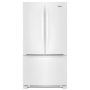 Whirlpool - 25.2 Cu. Ft. French Door Smart Refrigerator with Elevated Deli Drawer - White WRFF3036RW - Image 1