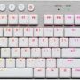Logitech - G915 X LIGHTSPEED Full-size Wireless Mechanical GL Brown Tactile Switch Gaming Keyboard for PC/Mac with RGB Backlighting - White - Image 1