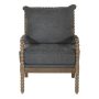 OSP Home Furnishings - Fletcher Spindle Chair - Charcoal - Image 1