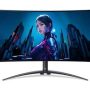 Acer - 34" QHD OLED Curved UHD 240Hz 0.03ms FreeSync Gaming Monitor with HDR (DisplayPort, HDMI) - Black - Image 1