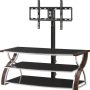 Whalen Furniture - 3-in-1 Console for Most Flat-Panel TVs Up to 65" - Brown Cherry - Image 1