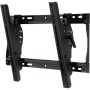 Peerless-AV - SmartMount Tilt Display TV Wall Mount For Most 32" - 50" Flat Panel Displays,TVs - Semi-gloss Black, Black - Image 1
