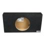 Atrend - 12" Single Sealed Shallow-Mount 5.5 Inch Height Subwoofer Truck Box - Charcoal - Image 1