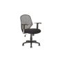 CorLiving - Fabric & Linen Chair - Black - Image 1