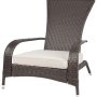 Patio Sense Coconino Wicker Chair - Mocha/Beige - Image 1
