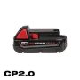 Milwaukee M18 18-Volt 2.0 Ah Lithium-Ion Compact Battery - Image 2