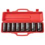 TEKTON 3/4 in. Drive 1 - 1-1/2 in. 6-Point Deep Impact Socket Set - Image 1