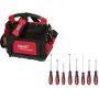 Milwaukee 15 in. Packout Tote with Screwdriver Set (8-Piece) - Image 1