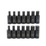 Husky 1/2 in. Drive Hex Bit SAE/MM Impact Set (14-Piece) - Image 1