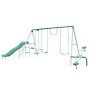 SPORTSPOWER Live Oak Metal Swing and Slide Set - Image 1