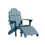 Highwood Classic Westport Nantucket Blue 3-Piece Recycled Plastic Outdoor Seating Set - Image 1