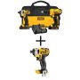 DEWALT 20V MAX Lithium-Ion Cordless Drill/Driver 2 Tool Combo Kit, 1/4 in. Impact Driver, (2) 20V 1.3Ah Batteries, and Charger - Image 1