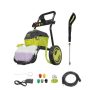 Sun Joe 2300 PSI 1.1 GPM 14.5 Amp High Performance Cold Water Corded Electric Pressure Washer - Image 2