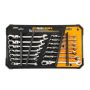 GEARWRENCH SAE/Metric 72-Tooth Flex Head Combination Ratcheting Wrench Tool Set (14-Piece) - Image 1