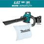 Makita 120 MPH 473 CFM LXT 18V X2 (36V) Lithium-Ion Brushless Cordless Leaf Blower with Vacuum Attachment Kit (Tool-Only) - Image 2