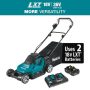 Makita 18V X2 (36V) LXT Lithium-Ion Cordless 17 in. Walk Behind Residential Lawn Mower Kit (5.0Ah) - Image 2
