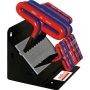 Eklind 6 in. Inch/MM Cushion Grip Hex Allen Wrench T-Handle Key Combo with Stand (2-Sets, 18-Piece) - Image 1