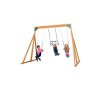 Creative Cedar Designs Trailside Complete Wood Swing Set with Blue Playset Accessories - Image 1