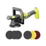 RYOBI ONE+ 18V 5 in. Variable Speed Dual Action Polisher (Tool Only) w/3-Piece Foam Dual Action Polisher Finishing Pad Set - Image 1