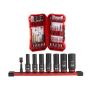 Milwaukee SHOCKWAVE 3/8 in. SAE Deep Impact Rated Socket Set and Shockwave Impact Duty Driver Steel Bit Set (58-Piece) - Image 1