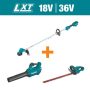 Makita LXT 18V Cordless 13 in. String Trimmer, Tool-Only with LXT Leaf Blower and 22 in. LXT Hedge Trimmer (Tools-Only) - Image 2