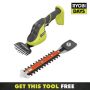 RYOBI ONE+ 18V Cordless Grass Shear and Shrubber Trimmer (Tool Only) - Image 2
