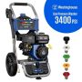 Westinghouse 3400 PSI 2.6 GPM Gas Powered Axial Cam Pump Cold Water Pressure Washer with Soap Tank and 5 Quick Connect Tips - Image 2