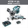 Makita 40V max XGT Brushless Cordless 8-1/2 in. Dual-Bevel Sliding Compound Miter Saw Kit, AWS Capable (4.0Ah) - Image 1