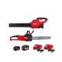 Milwaukee M18 FUEL 120 MPH 450 CFM 18V Lithium-Ion Brushless Cordless Handheld Blower w/M18 FUEL Chainsaw Combo Kit (2-Tool) - Image 2