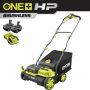 RYOBI ONE+ HP 18V Brushless 14 in. Cordless Battery Dethatcher/Aerator with (2) 4.0 Ah Batteries and Charger - Image 2