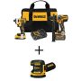 DEWALT 20V MAX Cordless Brushless Hammer Drill/Driver Combo Kit and 20V 5 in. Random Orbital Sander - Image 1