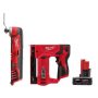 Milwaukee M12 12-Volt Lithium-Ion Cordless Oscillating Multi-Tool with M12 3/8 in. Crown Stapler and 6.0 Ah XC Battery Pack - Image 1