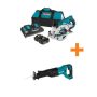 Makita 18V X2 LXT 5.0Ah (36V) Brushless Rear Handle 7-1/4 in. Circular Saw Kit with bonus 18V LXT Reciprocating Saw - Image 1