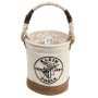 Klein Tools 4 in. Leather Bottom Mini Tool Bucket - Image 1