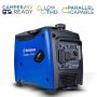 Westinghouse 3,700-Watt Gas Powered Portable Inverter Generator with Recoil Start, LED Data Center, Quiet Technology - Image 2