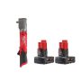 Milwaukee M12 FUEL 12V Lithium-Ion Brushless Cordless 3/8 in. Right Angle Impact Wrench With 3.0 Ah Battery Pack (2-Pack) - Image 1