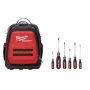 Milwaukee PACKOUT 15 in. Backpack with 6-Pack Cushion Grip Screwdriver Set - Image 1